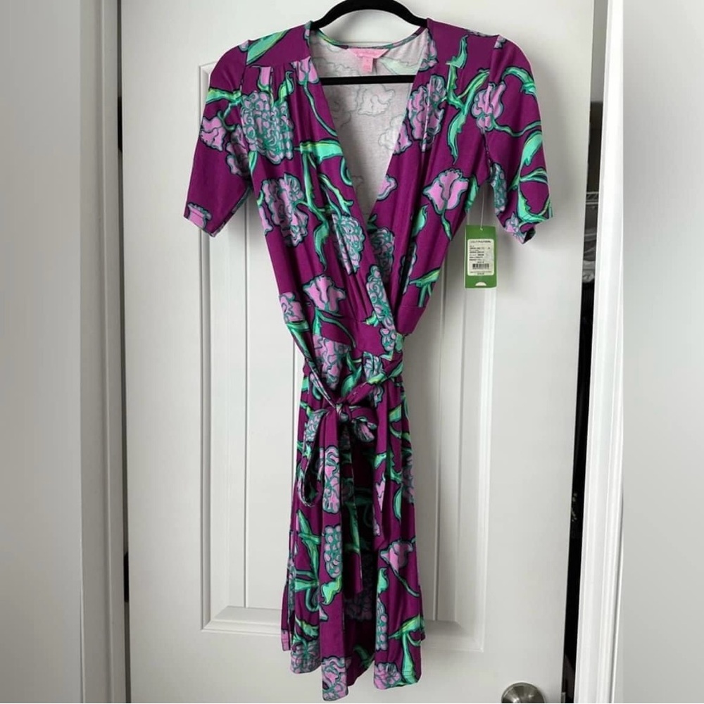 NWT Lilly Pulitzer Arina Dress Hollyhock Size Small